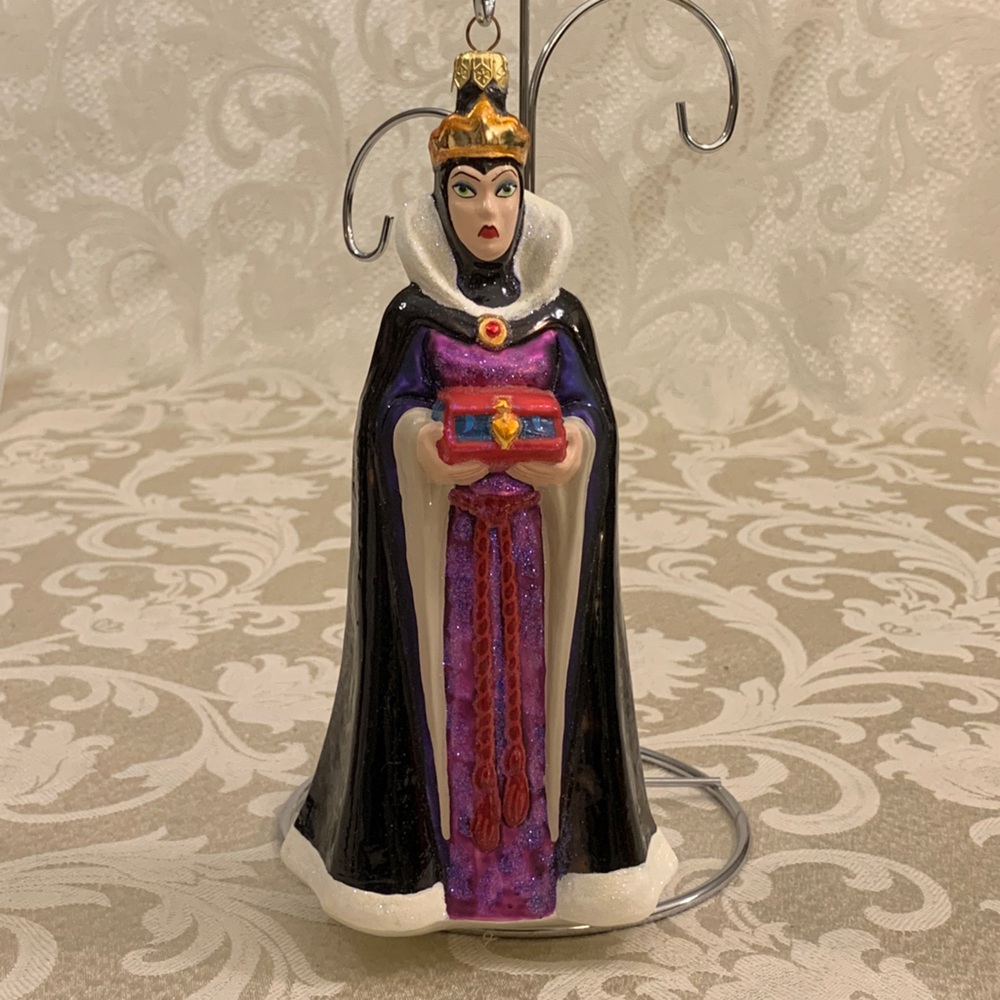 Christopher Radko Black and Purple Queen Ornament
